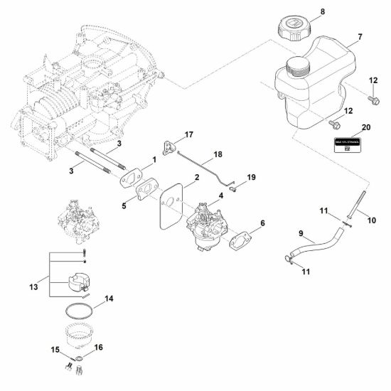 Picture of G - Sistema di alimentazione carburante EVC 200.3 C (EVC200-0006)